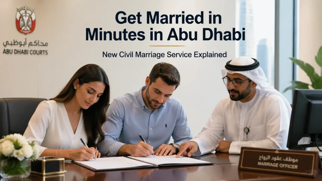 Get Married in Minutes in Abu Dhabi - New Civil Marriage Service Explained