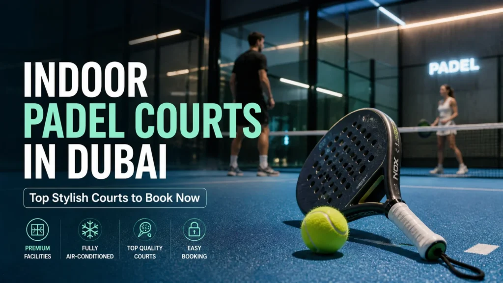INDOOR PADEL COURTS IN DUBAI - Top Stylish Courts to Book Now