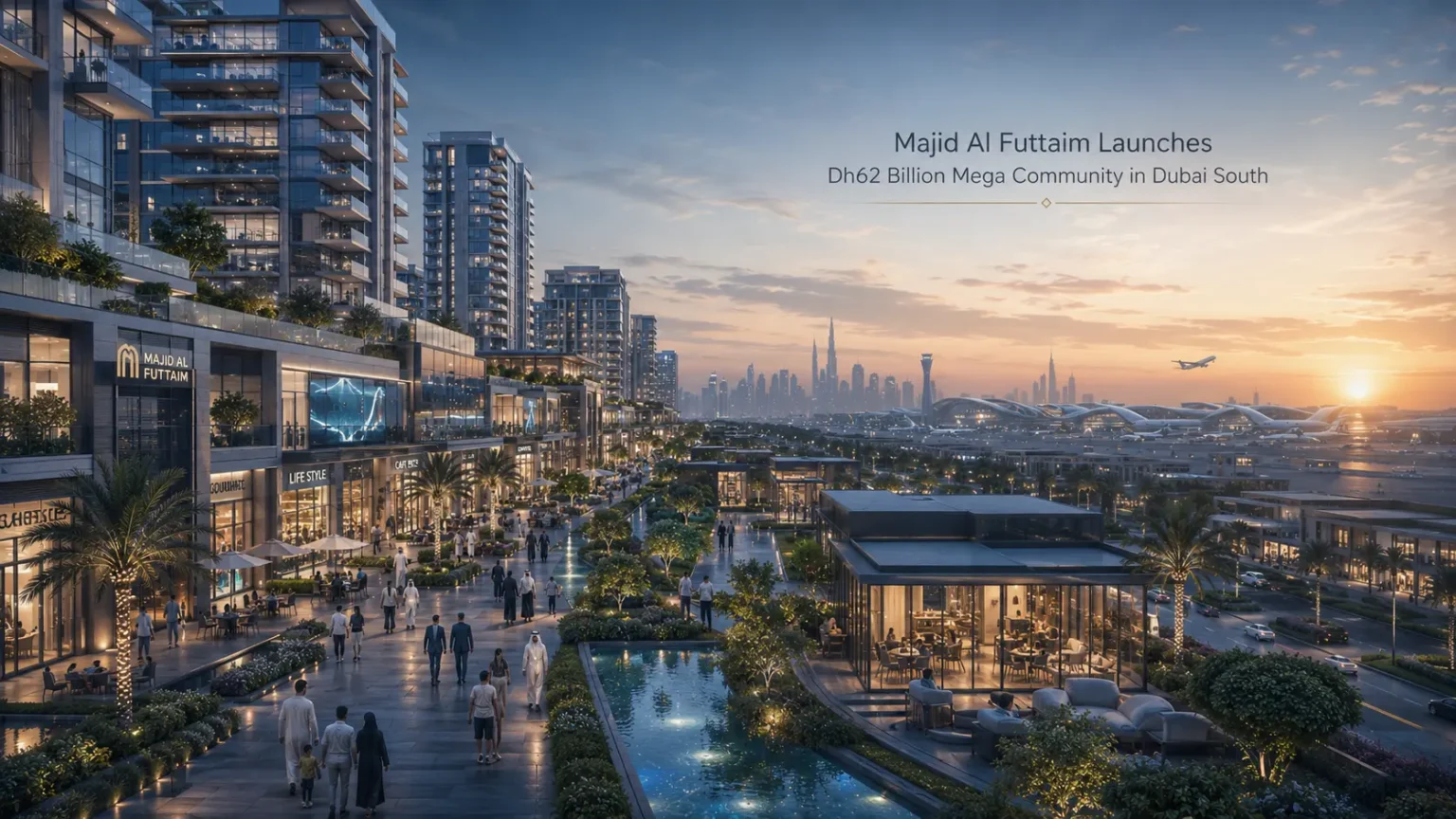 Majid Al Futtaim Launches Dh62 Billion Mega Community in Dubai South Majid Al Futtaim Launches Dh62 Billion Mega Community in Dubai South