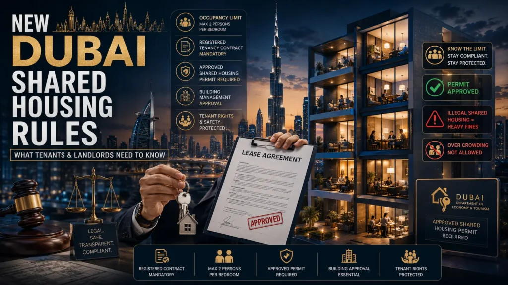 NEW DUBAI SHARED HOUSING RULES - What Tenants & Landlords Need To Know