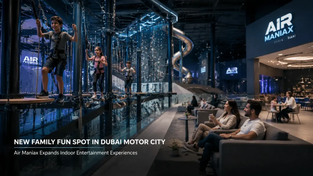 New Family Fun Spot in Dubai Motor City - Air Maniax Expands Indoor Entertainment Experiences