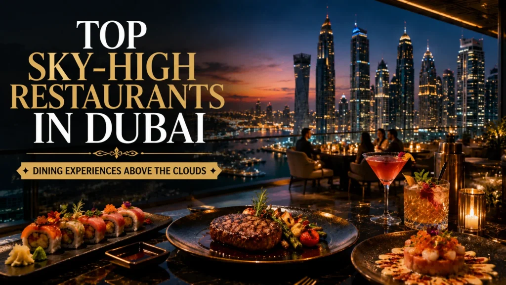 TOP SKY-HIGH RESTAURANTS IN DUBAI - Dining Experiences Above the Clouds