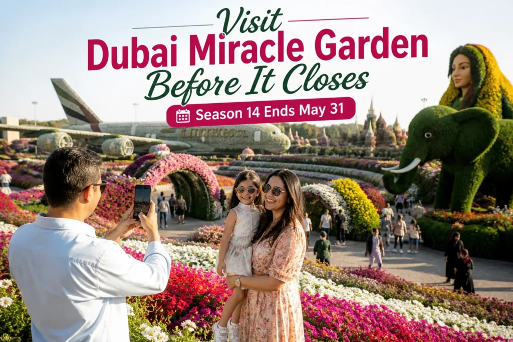 Visit Dubai Miracle Garden Before It Closes - Season 14 Ends May 31