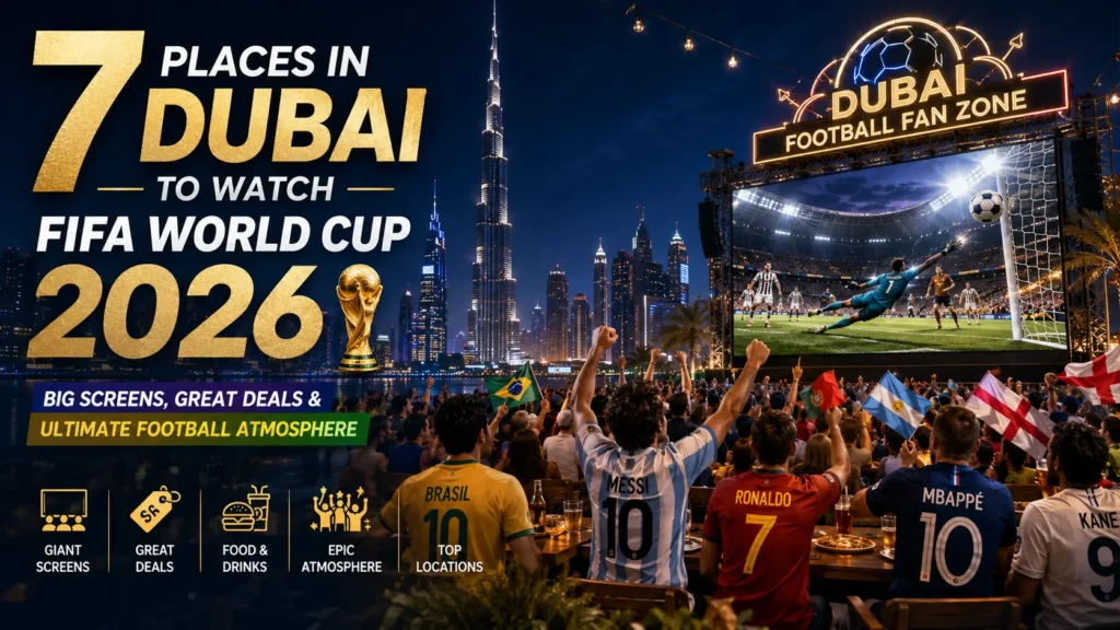 7 Best Places in Dubai to Watch FIFA World Cup 2026 Live