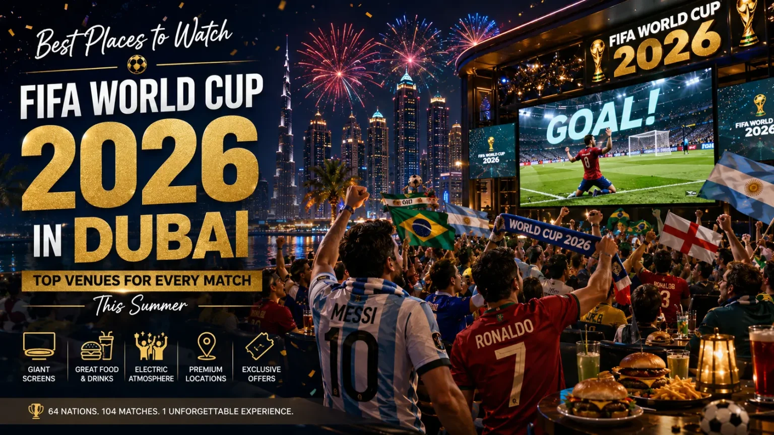 Best Places in Dubai to Watch the FIFA World Cup 2026: 7 Venues Every Football Fan Should Know Best Places in Dubai to Watch the FIFA World Cup 2026 - 7 Venues Every Football Fan Should Know