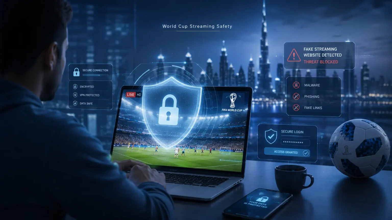Digital Dubai Warns FIFA World Cup Fans Against Fake Streaming Links and Online Scams Digital Dubai Warns FIFA World Cup Fans About Fake Streaming Links and Online Scams