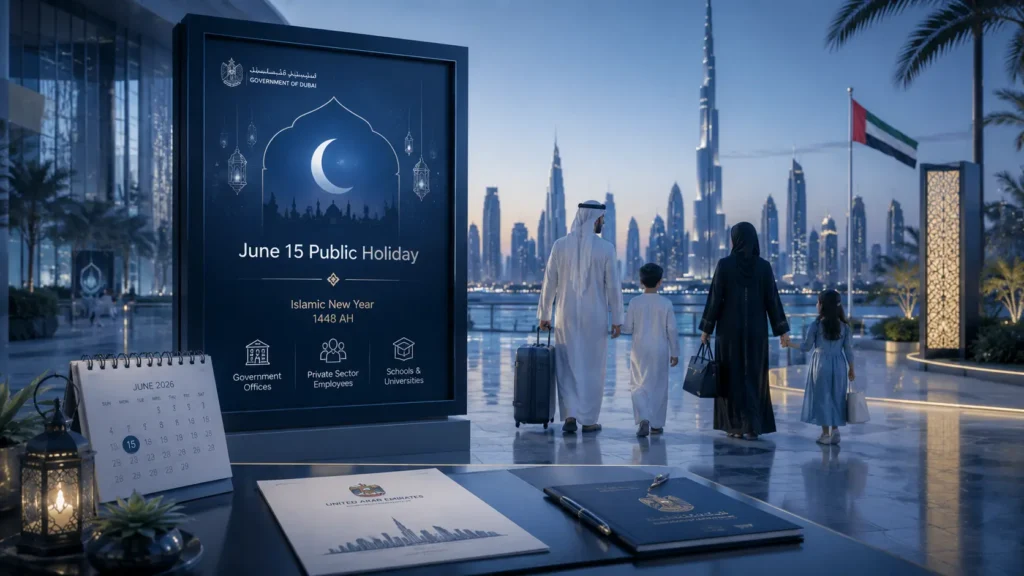 Dubai Announces June 15 Holiday for Islamic New Year 2026; Residents to Enjoy Long Weekend