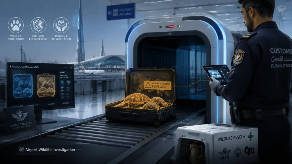 Dubai Customs Foils Wildlife Smuggling Attempt With 223 Animals