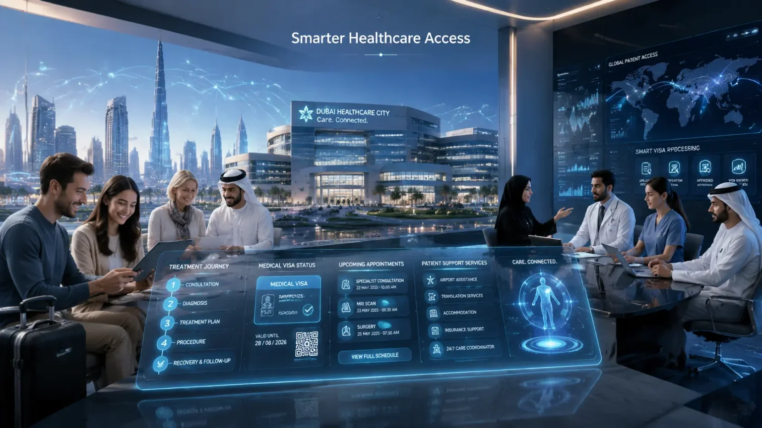 Dubai Smart Medical Visa Will Connect Healthcare and Immigration Into One System Dubai Smart Medical Visa Will Connect Healthcare and Immigration Into One System