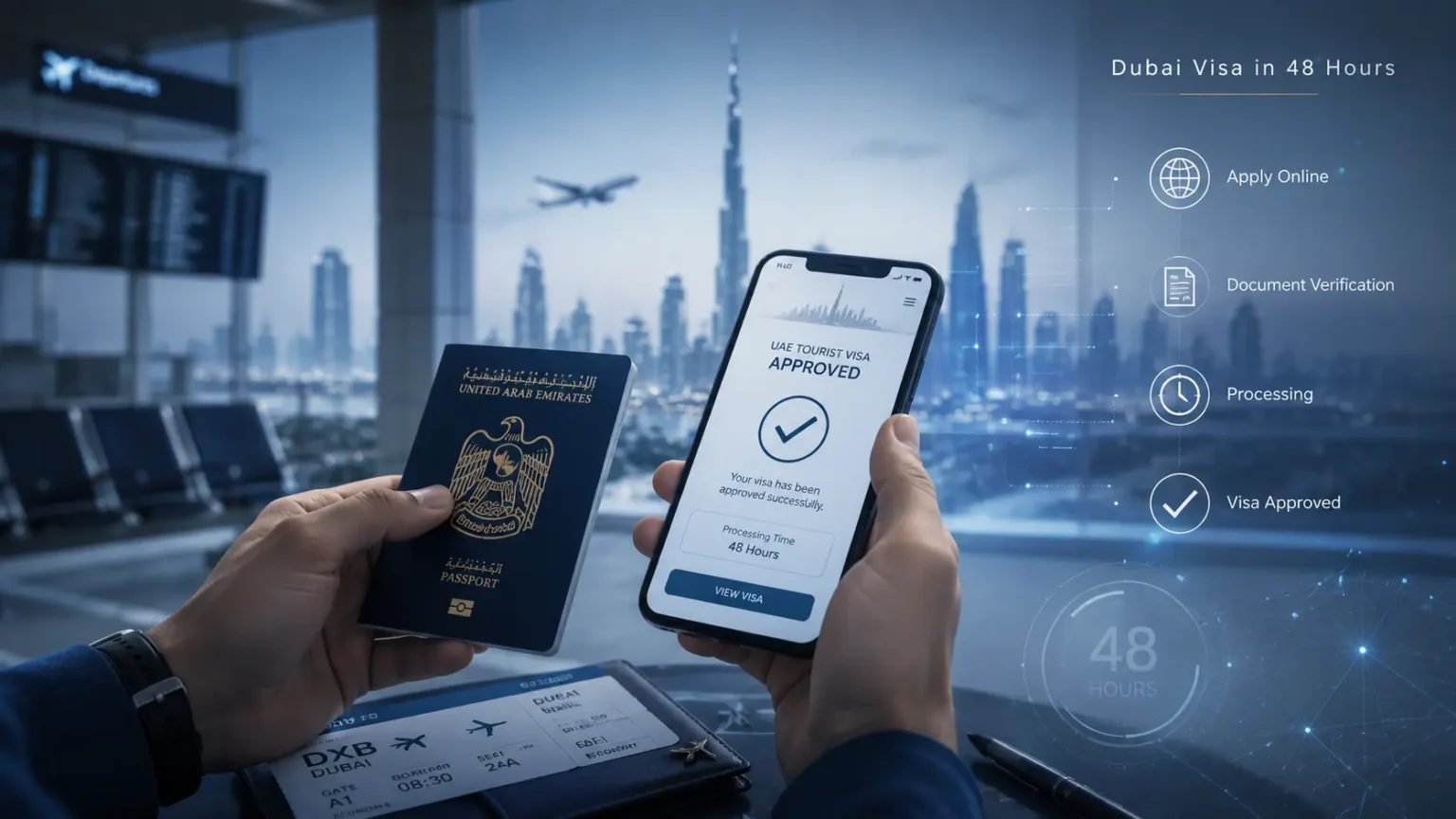 Dubai Tourist Visa in 48 Hours: How Visitors Can Get Fast Approval for Their UAE Trip Dubai Tourist Visa in 48 Hours: How Visitors Can Get Fast Approval for Their UAE Trip