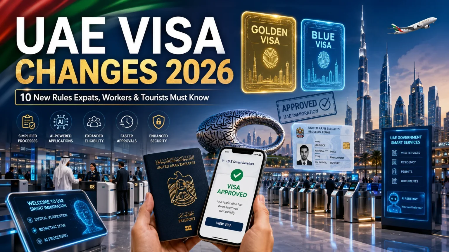 Dubai Visa Rules 2026: 10 Major UAE Visa Changes Expats, Workers, and Tourists Need to Know Dubai Visa Rules 2026 - 10 Major UAE Visa Changes Expats and Tourists Must Know