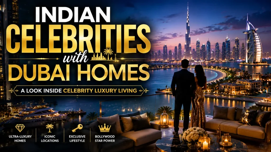 Indian Celebrities with Dubai Homes - A Look Inside Celebrity Luxury Living