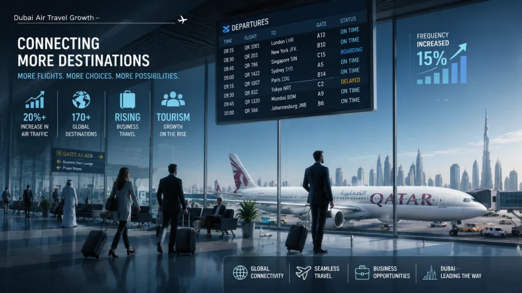 Qatar Airways Increases Dubai Flights to Five Daily Services Amid Summer Travel Demand