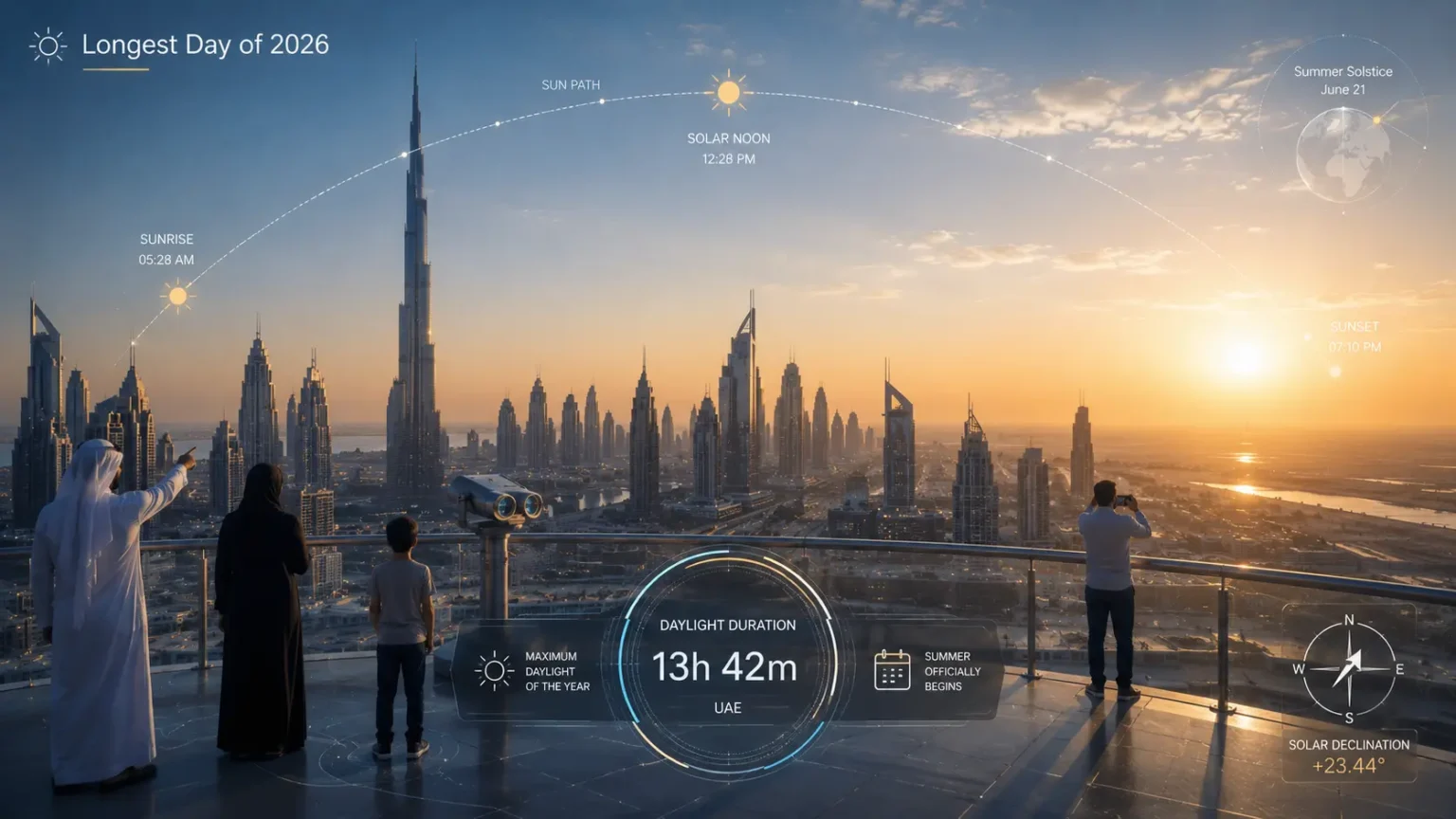UAE Summer Solstice 2026: Sunday Will Be the Longest Day of the Year Sunday Will Be the Longest Day of the Year