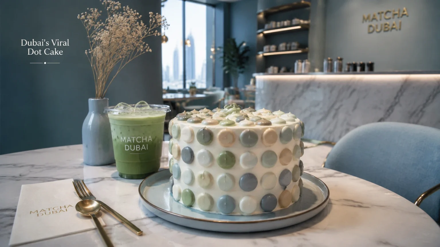 The Viral Dot Cake Has Landed in Dubai and Foodies Can't Stop Talking About It