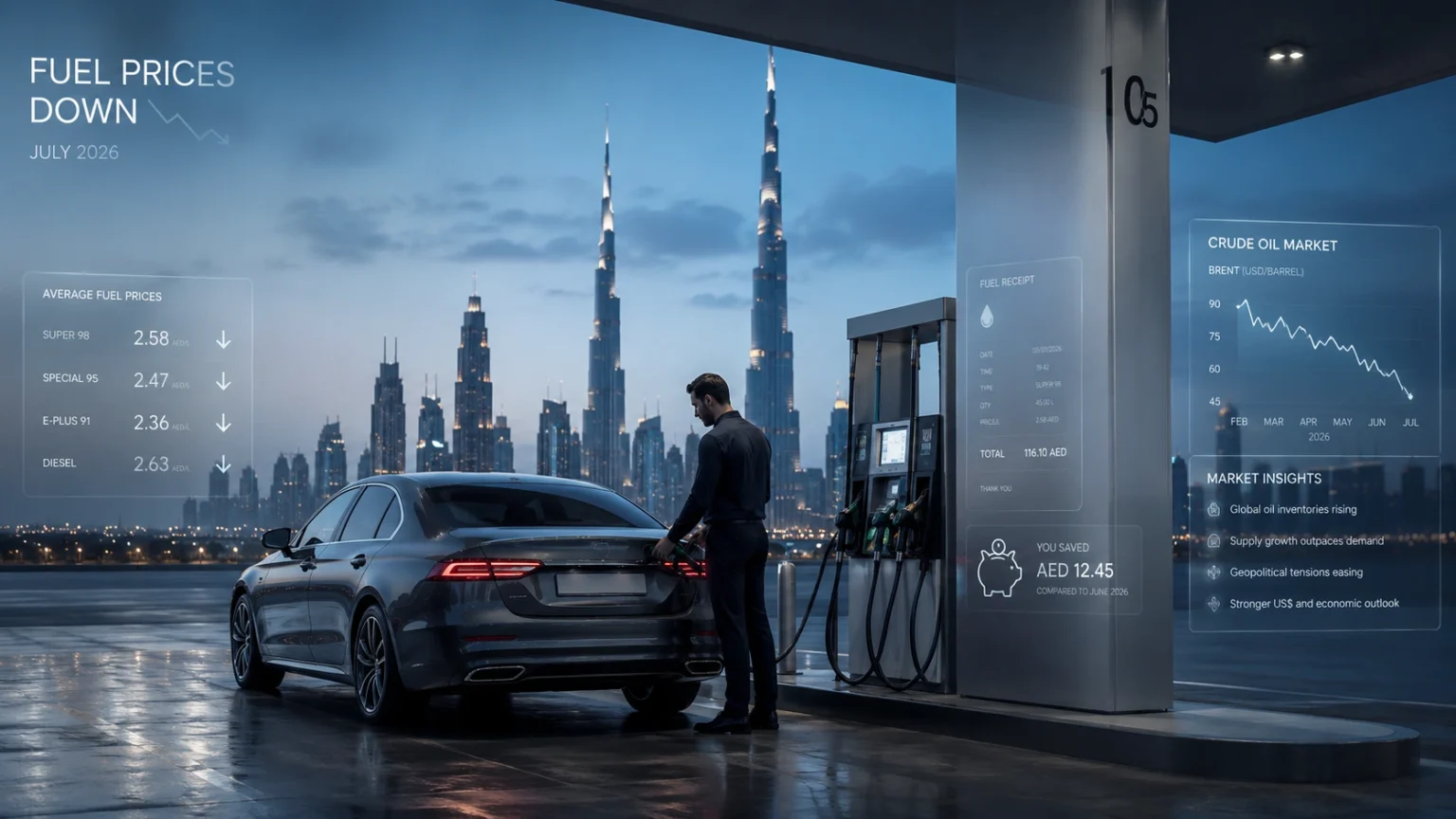 UAE Cuts Fuel Prices for July After Four Months of Steep Increases — Heres How Much Youll Save on Petrol and Diesel