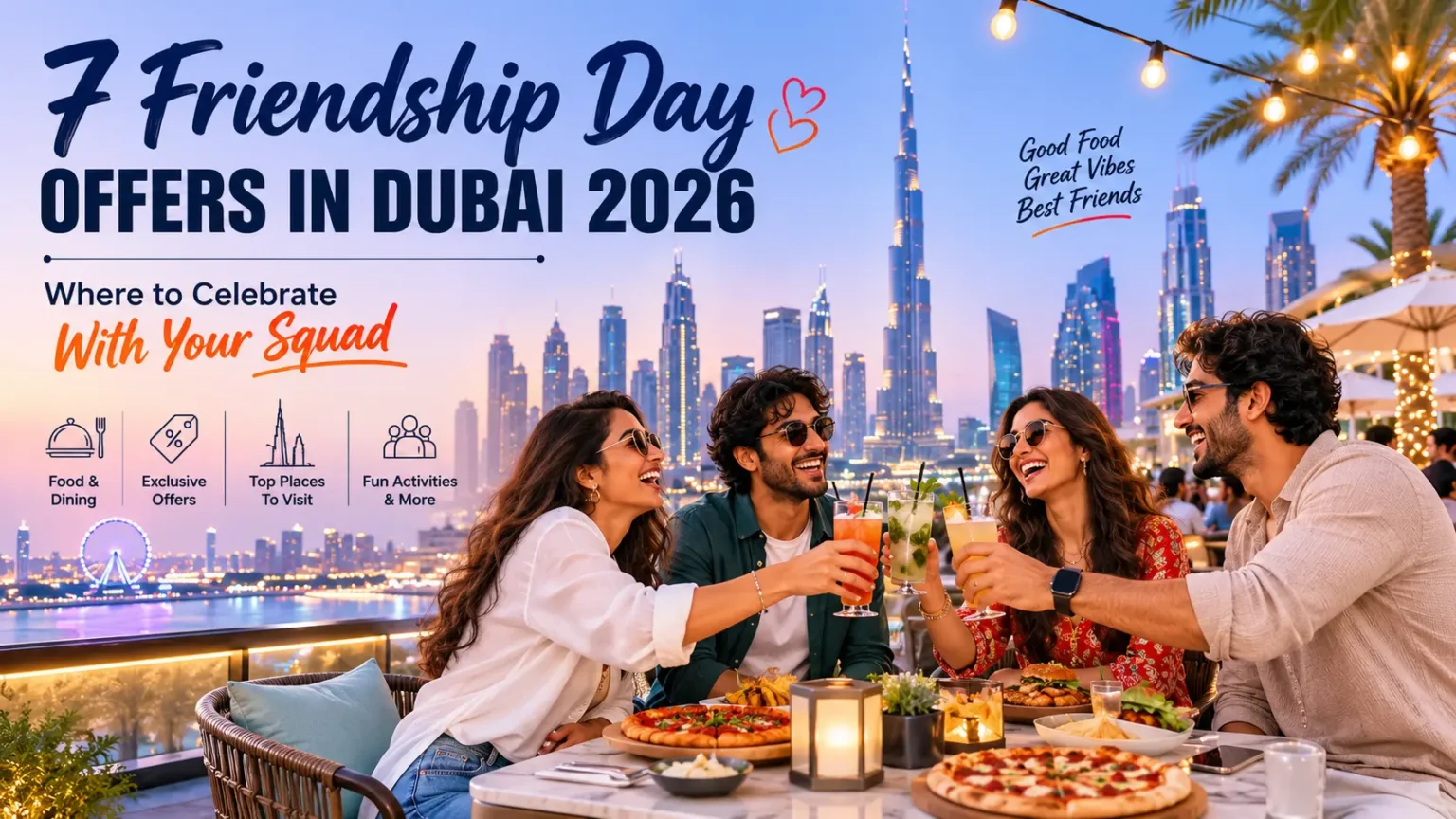 7 Friendship Day Offers in Dubai - Where to Celebrate With Your Squad