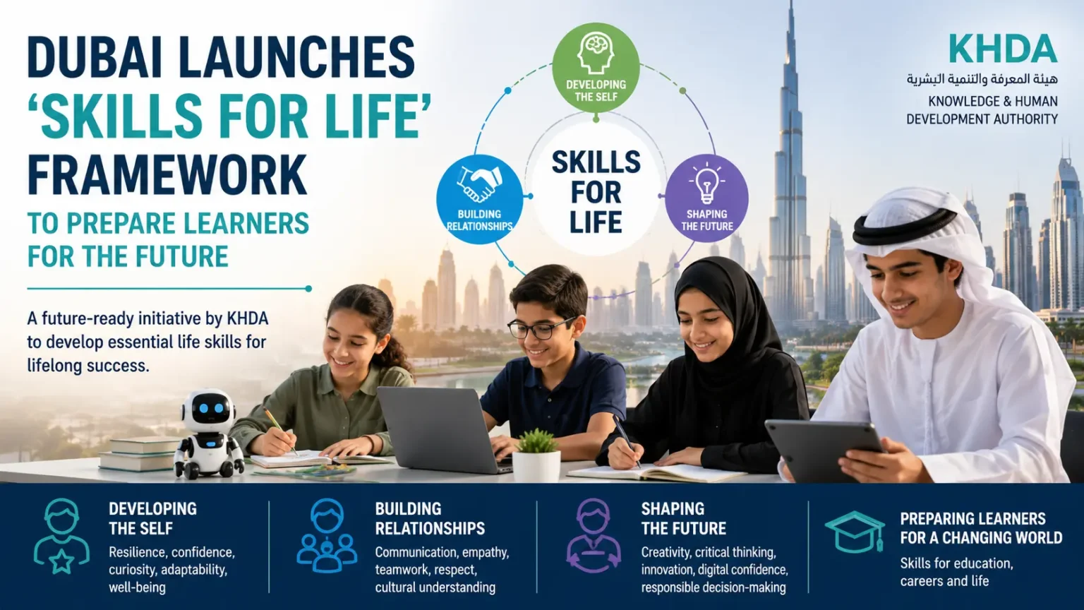 Dubai Launches Its First ‘Skills for Life’ Framework — Here’s What It Means for Learners and Families Dubai Launches 'Skills for Life' Framework to Prepare Learners for the Future