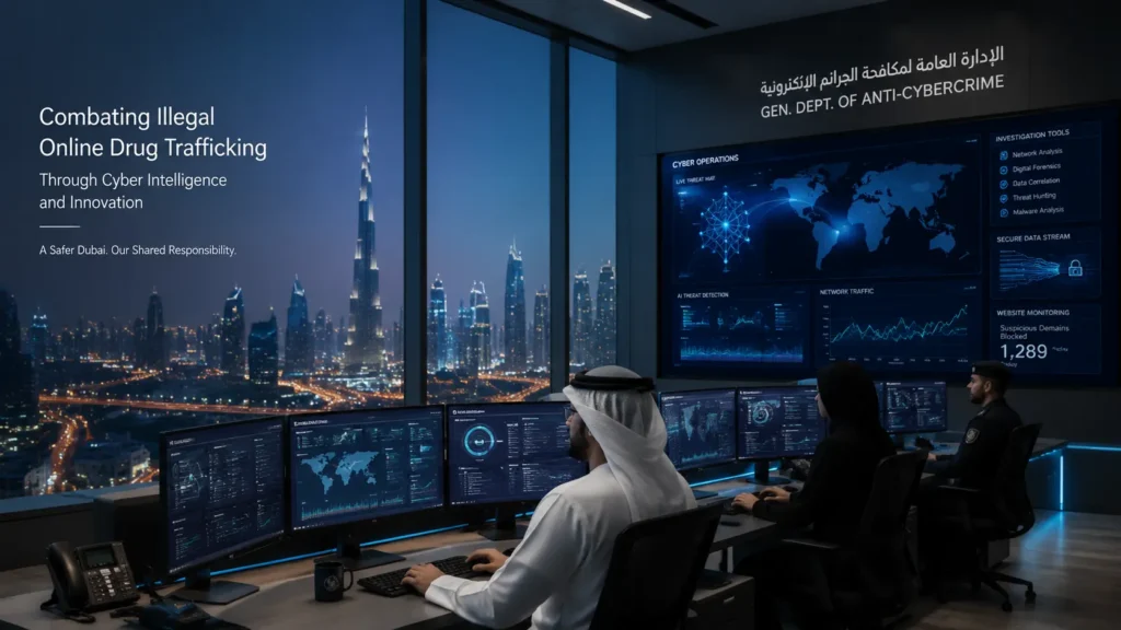 Dubai Police Block 297 Drug-Related Websites in Major Anti-Narcotics Crackdown