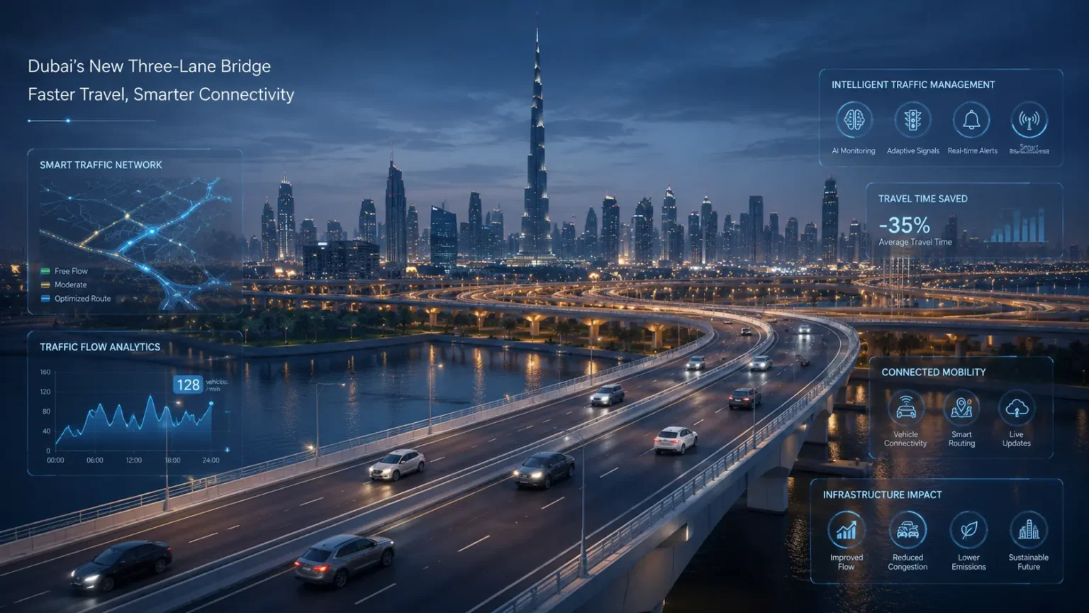 Dubai RTA Opens New Bridge as Oud Metha Project Cuts Travel Time to Just 5 Minutes