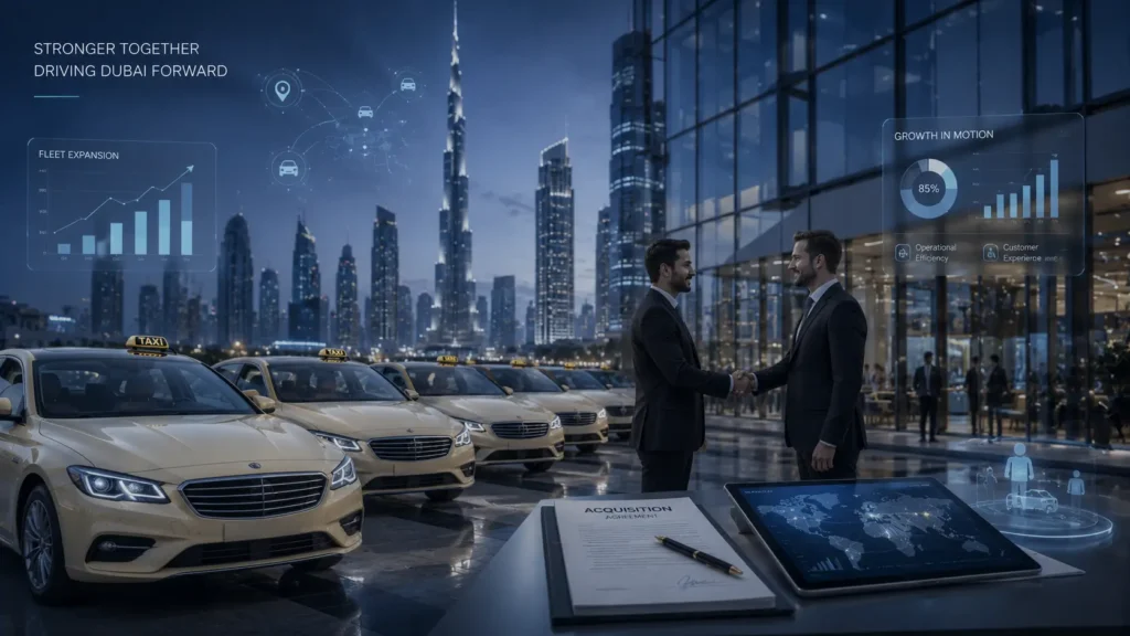 Dubai Taxi Completes $395 Million Acquisition of National Taxi in Major Transport Expansion