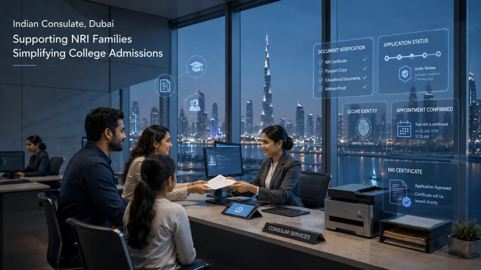 Indian Consulate in Dubai Opens Emergency NRI Certificate Service Ahead of India College Admission Deadlines