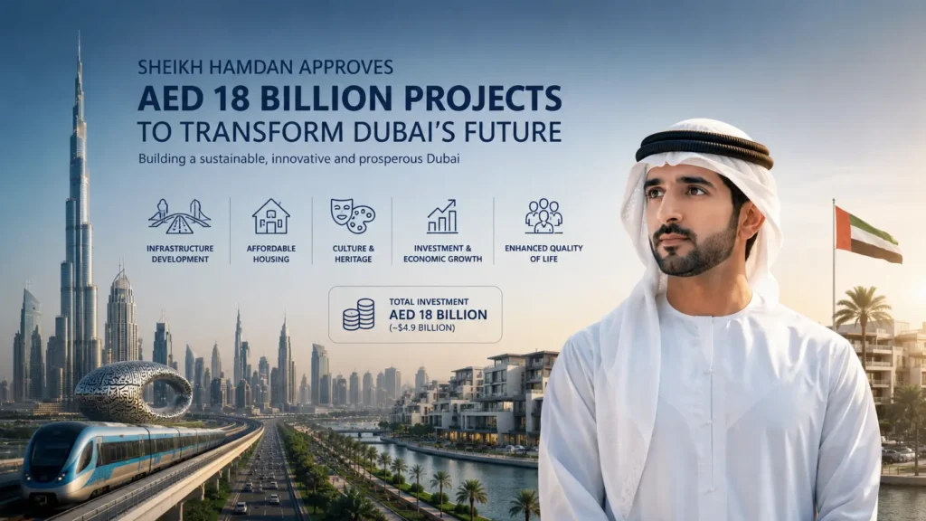Sheikh Hamdan Approves AED 18 Billion Projects to Shape Dubai's Future