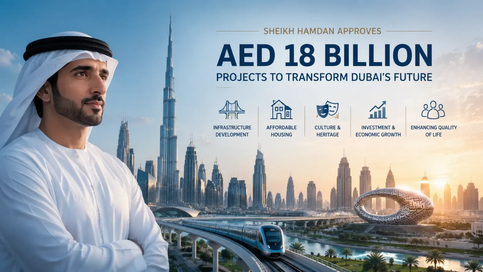 Sheikh Hamdan Approves AED 18 Billion in Projects That Will Shape Dubai’s Future Sheikh Hamdan Approves AED 18 Billion in Projects That Will Shape Dubai's Future