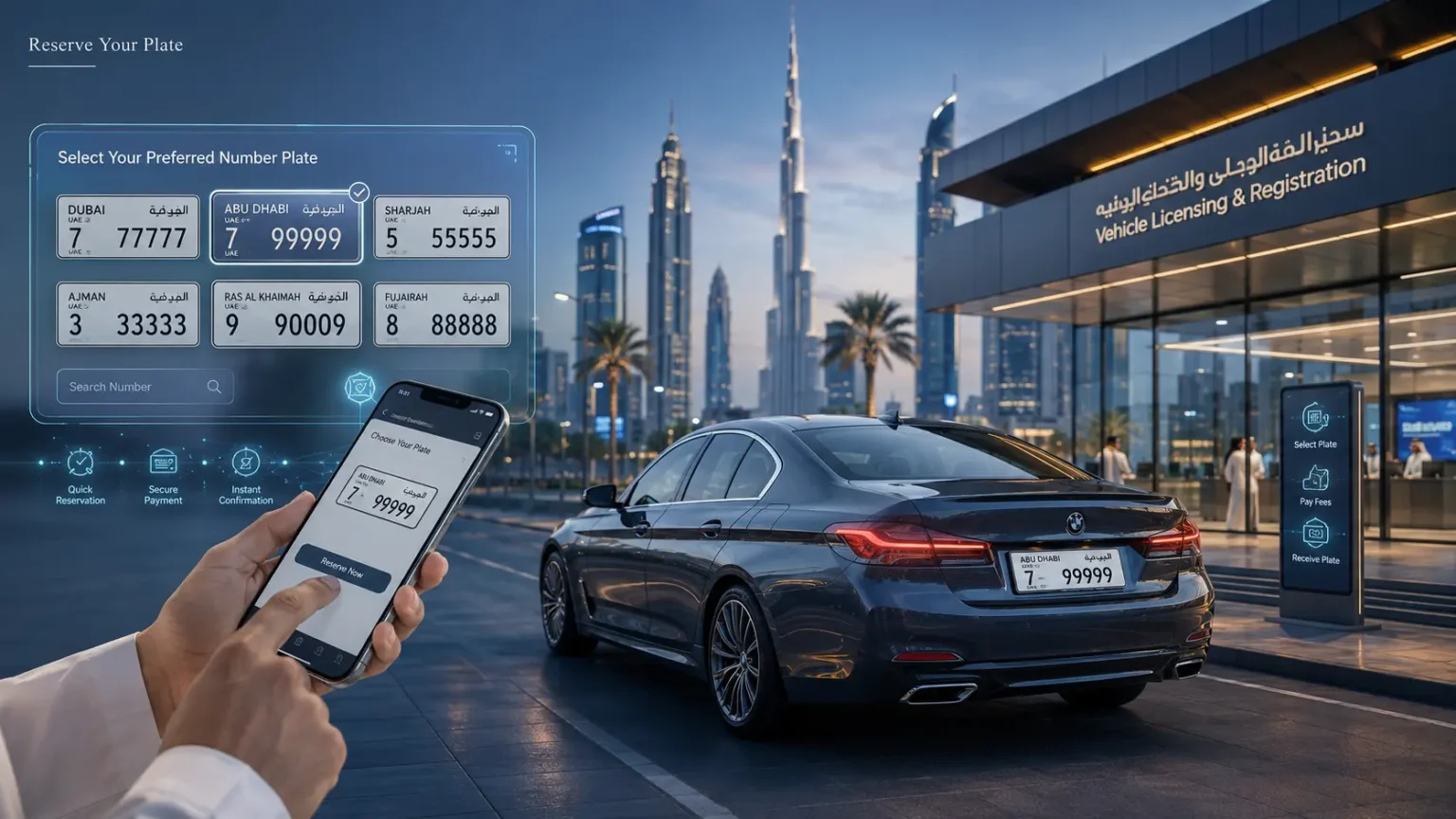 Special UAE Number Plate Reservation: How to Reserve Your Preferred Plate Online Special UAE Number Plate Reservation