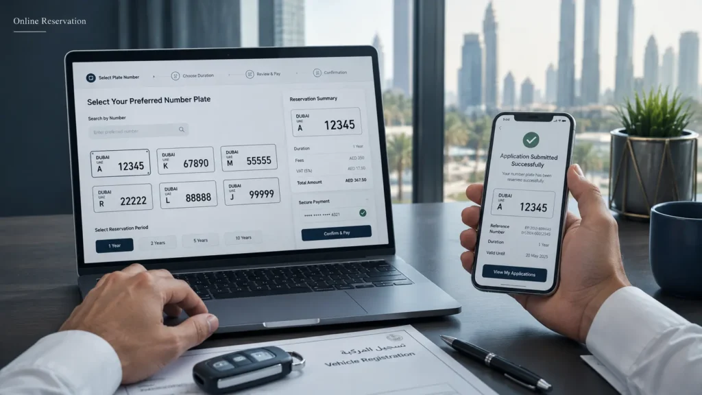Special UAE Number Plate Reservation - How to Reserve Online