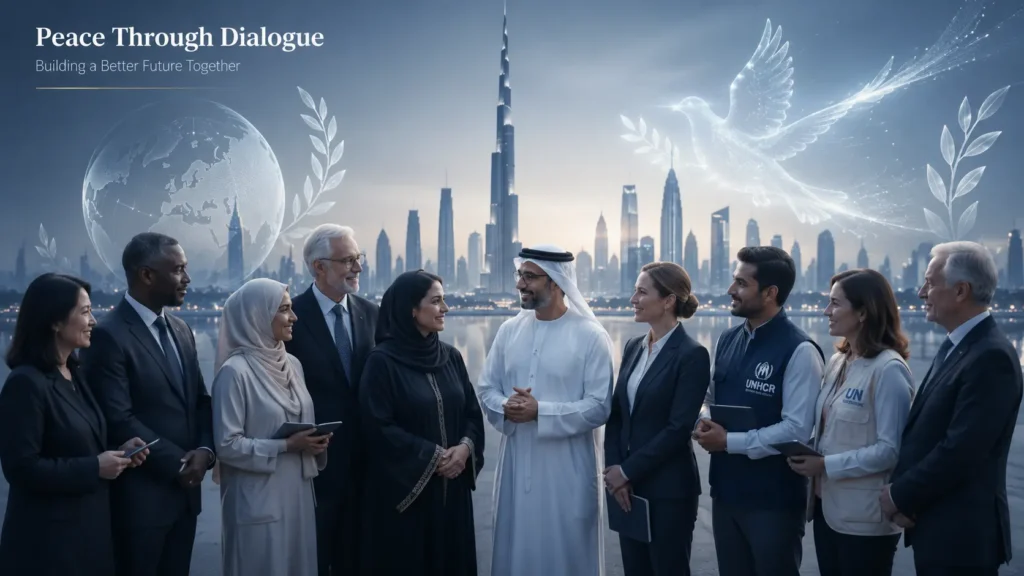 UAE Humanitarian Leader Joins Global Peace Appeal as International Council Calls for Dialogue