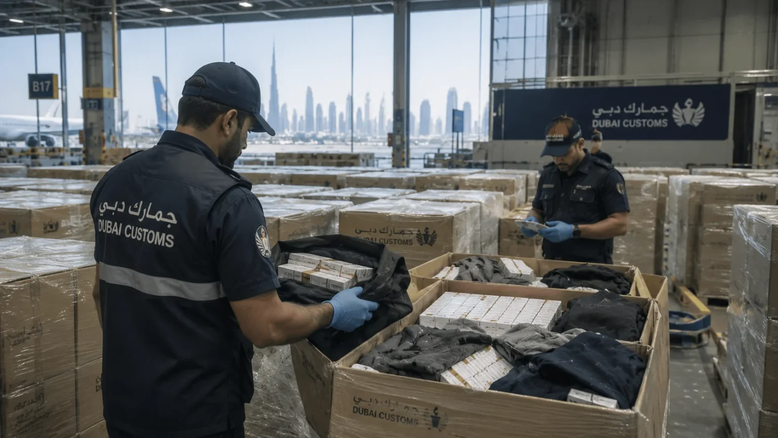 Dubai Customs Seizes 70 Million Illicit Cigarettes Hidden in Clothing Shipments