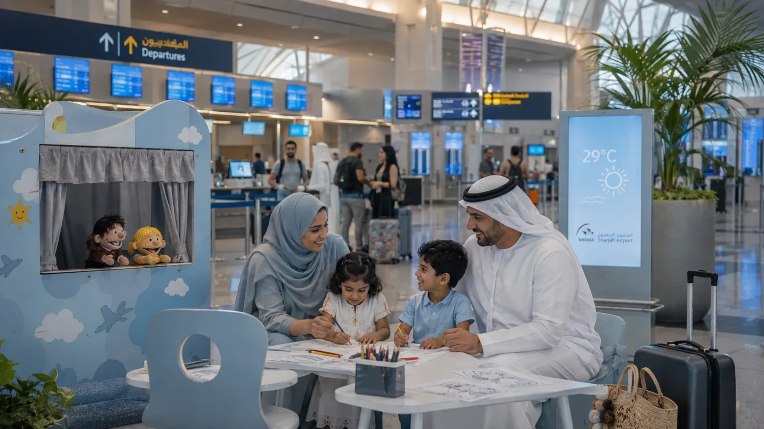 Sharjah Airport Summer Programme Brings Fun and Creativity to Young Travellers