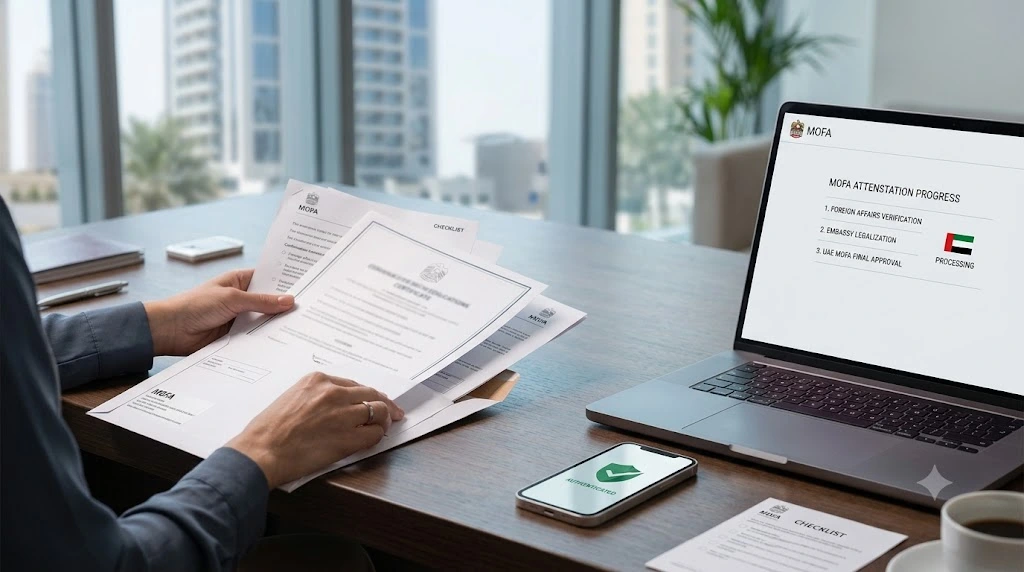 UAE Document Attestation 2026 - Fees, Process & Requirements