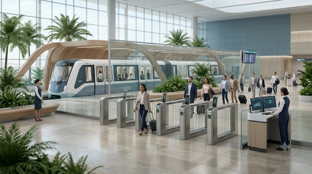 Dubai Al Maktoum Airport to Have Queue-Free AI Security