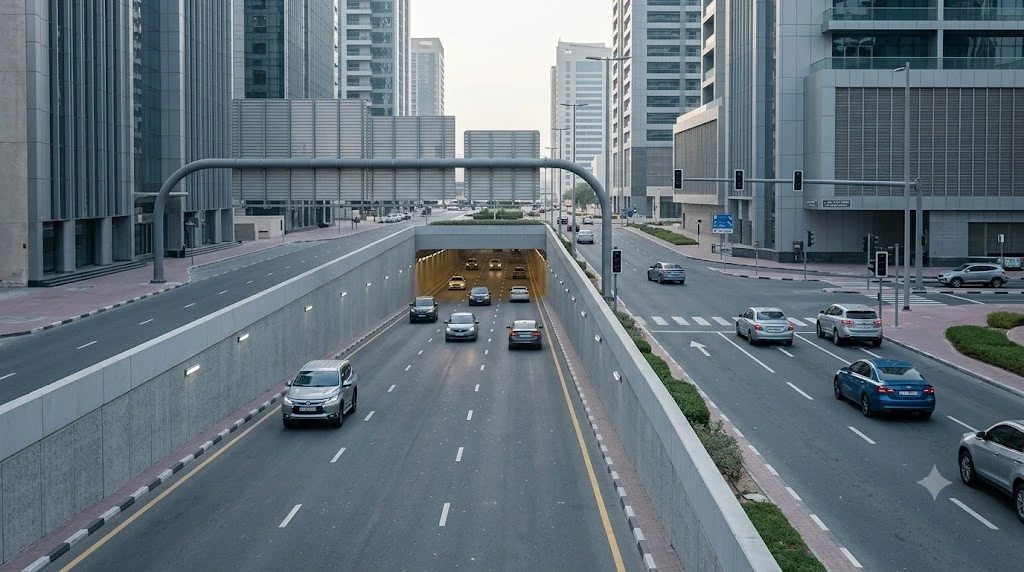 Dubai Al Safa Street Project Explained: New Bridges and Tunnels to Cut Travel Time Dubai Al Safa Street Project - New Bridges and Tunnels to Cut Travel Time