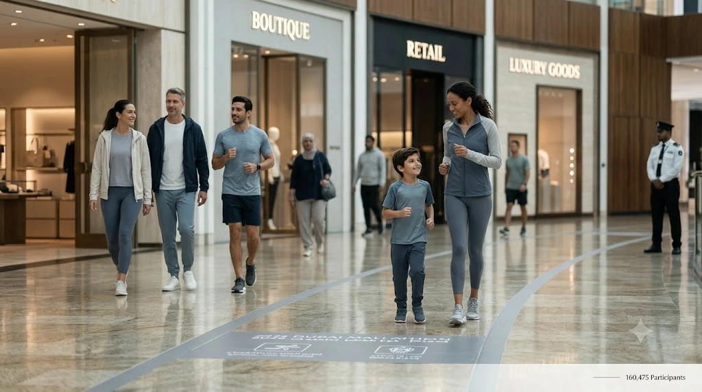 Dubai Mallathon 2026 Attracts More Than 160,000 Participants
