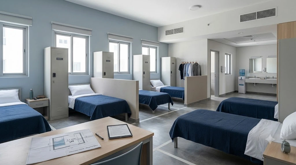 Dubai Sets New Minimum Sleeping Space Standard For Workers