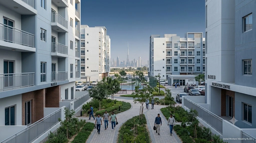 Dubai Workers Housing Rules: Minimum Sleeping Space Set at 3.7 Square Metres Per Person Dubai Workers Housing Rules - Minimum Sleeping Space Set at 3.7 Square Metres Per Person