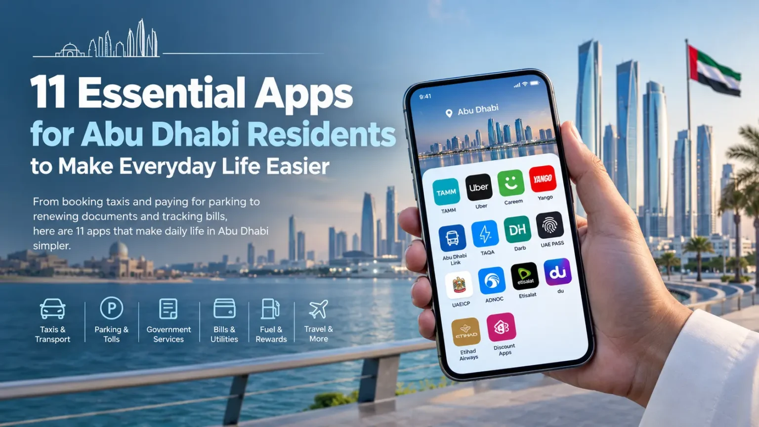 Living in Abu Dhabi? Download These 11 Apps Before You Do Anything Else 11 Apps Every Abu Dhabi Resident Should Have on Their Phone