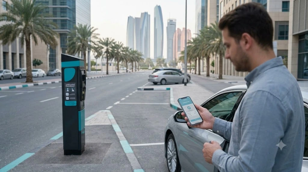 Abu Dhabi Parking Guide - Fees, Timings, Permits and Kerb Colours Explained