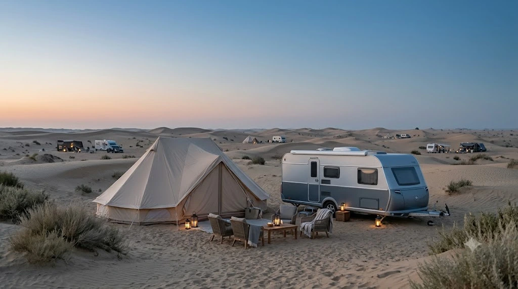 600 Camps, Caravan Plots and Ready Made Tents: Al Ruwayyah Winter Camping Is Back Al Ruwayyah Winter Camping Season Is Back With 600 Camps