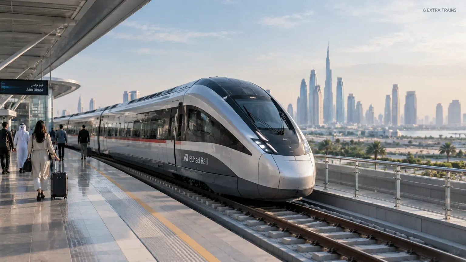Etihad Rail Rolls Out 6 Extra Dubai-Abu Dhabi Trains as Weekend Demand Surges Etihad Rail Rolls Out 6 Extra Dubai-Abu Dhabi Trains as Weekend Demand Surges