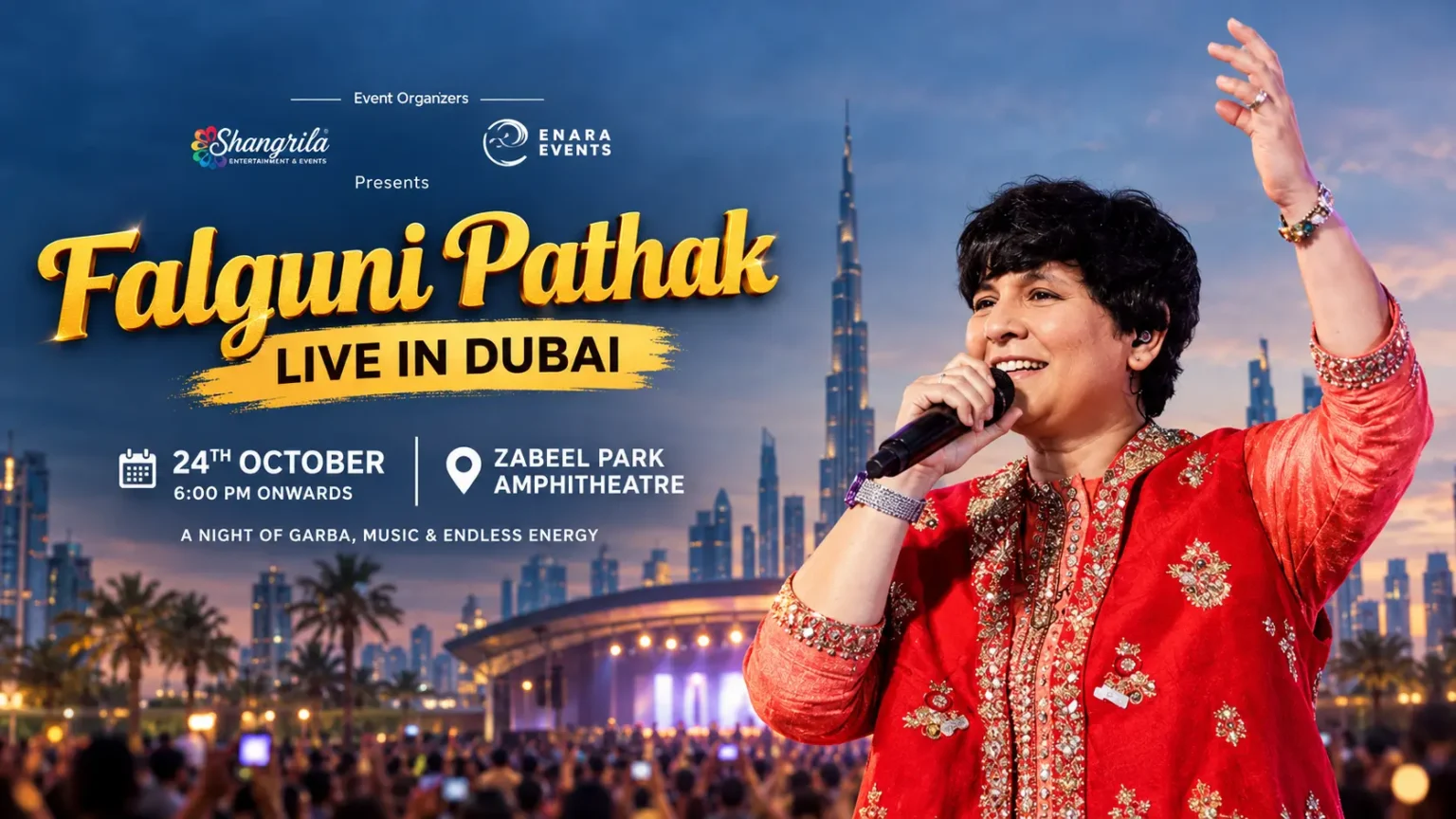 Falguni Pathak Live in Dubai at Zabeel Park Amphitheatre: Everything to Know Before You Book