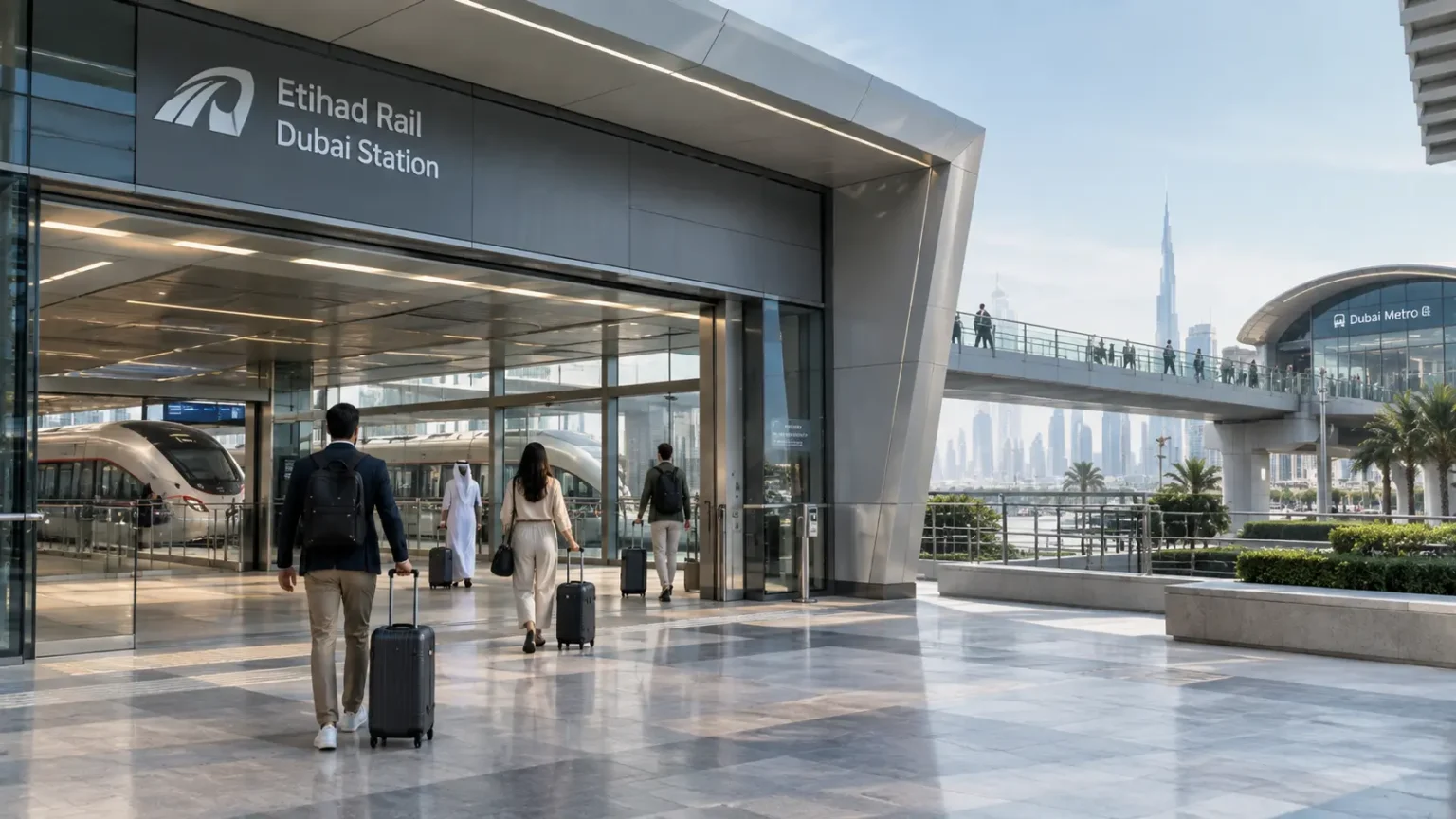 How to Reach Etihad Rail Stations Without a Car