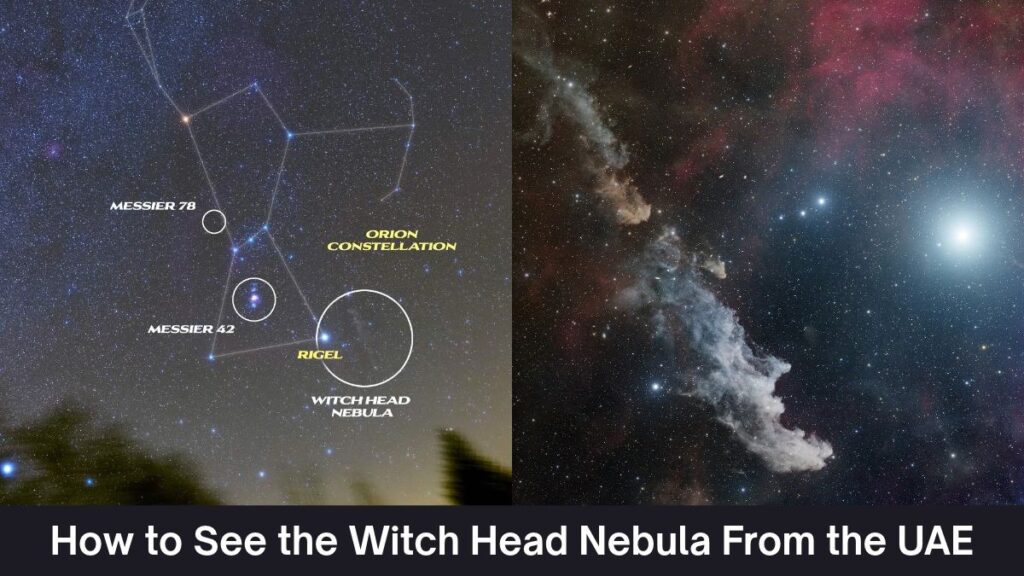 Look Up Tonight, UAE: How to Spot the Witch Head Nebula From the UAE Tonight Look Up Tonight, UAE: How to Spot the Witch Head Nebula From the UAE Tonight