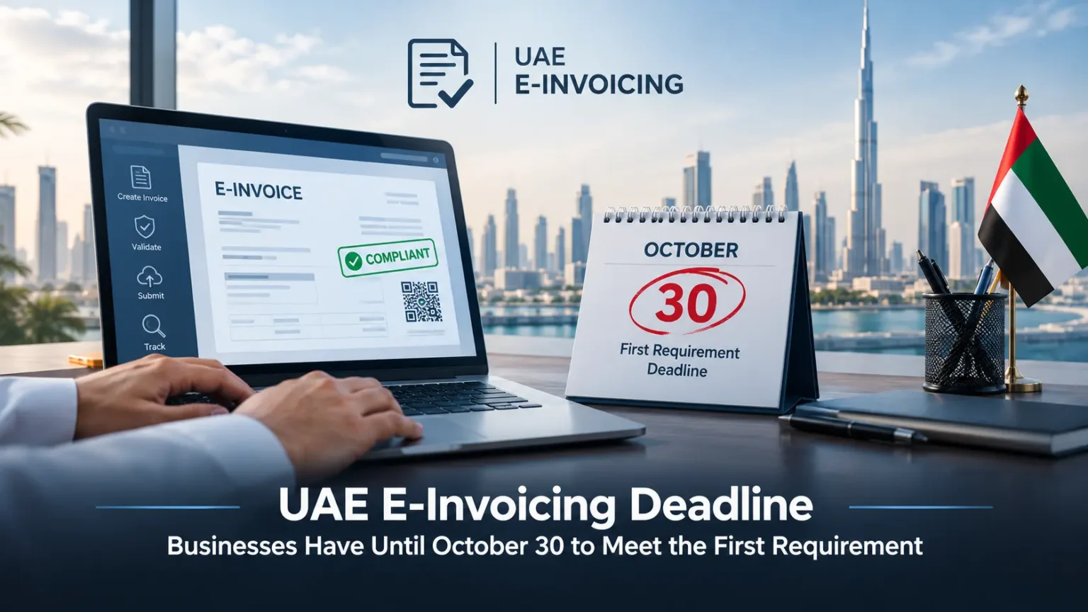 UAE E-Invoicing Deadline Is This Friday: What Businesses Must Do by October 30 UAE E-Invoicing Deadline Is This Friday: What Businesses Must Do by October 30